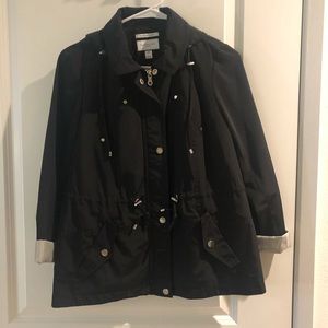 Charter Club Petite 3/4 sleeve rain coat
